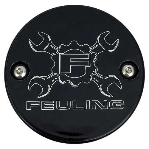 Feuling - Feuling Points Cover - Gear Cross Logo - Black - 9137
