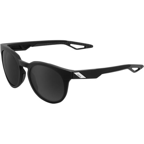 100% - 100% Campo Sunglasses - 61026-019-57 - Black/Smoke Lens