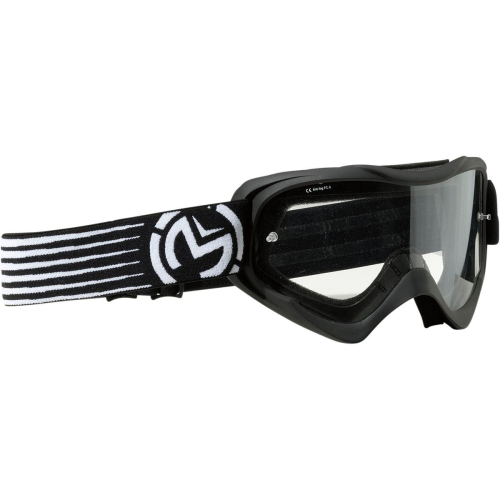 Moose Racing - Moose Racing Qualifier Youth Slash Goggles - 2601-2125 - Black/White/Clear Lens