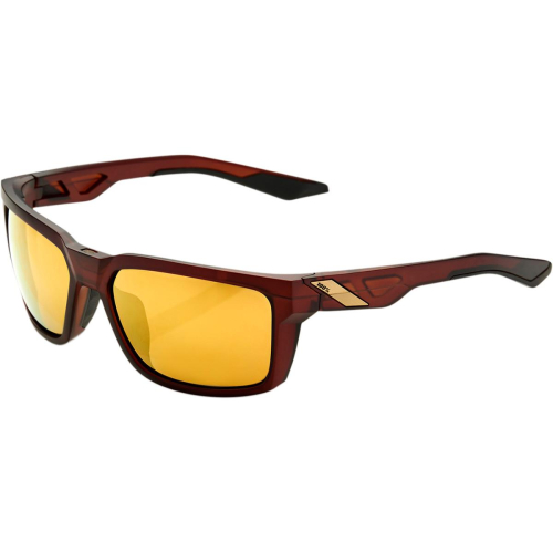 100% - 100% Daze Sunglasses - 61030-103-69 - Rootbeer/Gold Lens