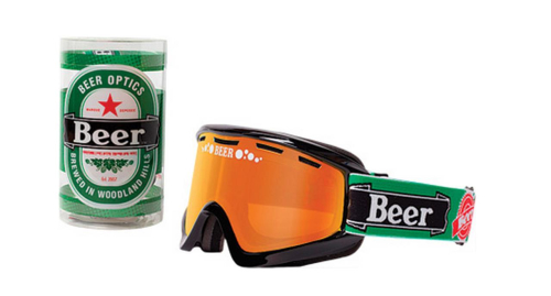 Beer Optics - Beer Optics Cold Beer Goggles - 067-06-806 - Heiny/Red Mirror Lens