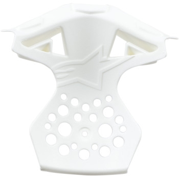 Alpinestars - Alpinestars Chin Vent Frame for S-M10/S-M8 Helmets - Glossy White - Md/2XL - 8983119-2180