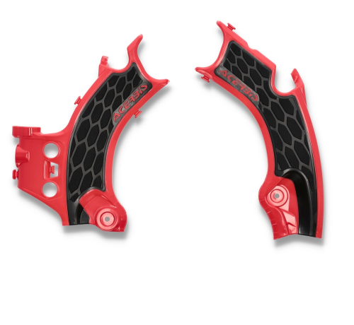 Acerbis - Acerbis X-Grip Frame Guards - Red/Black - 2911441018