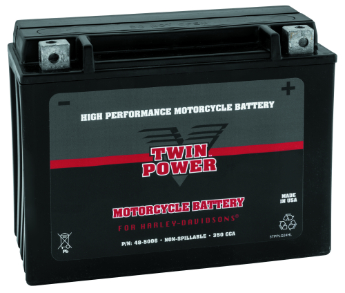 Twin Power - Twin Power High Performance Factory Activated AGM Battery - TPWM7250H