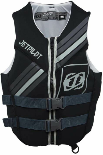 Jetpilot - Jetpilot Cause CGA Neoprene Vest - JP19234-L-GRY/BLK - Gray/Black - Large