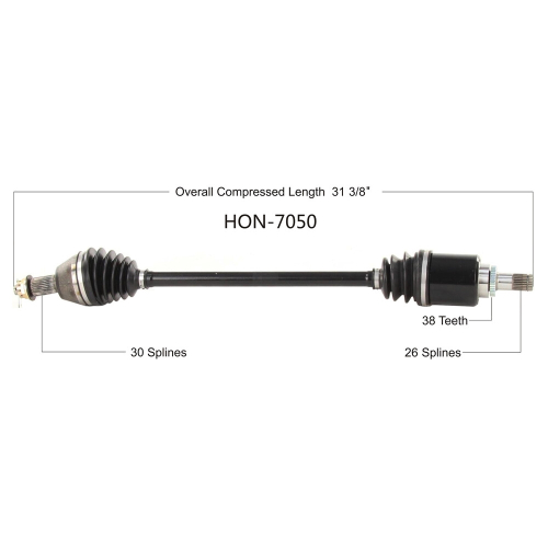 Open Trail - Open Trail OE 2.0 Front Axle - HON-7050