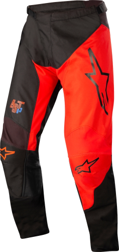 Alpinestars - Alpinestars Racer Supermatic Pants - 3721522-1303-28 - Black/Bright Red - 28