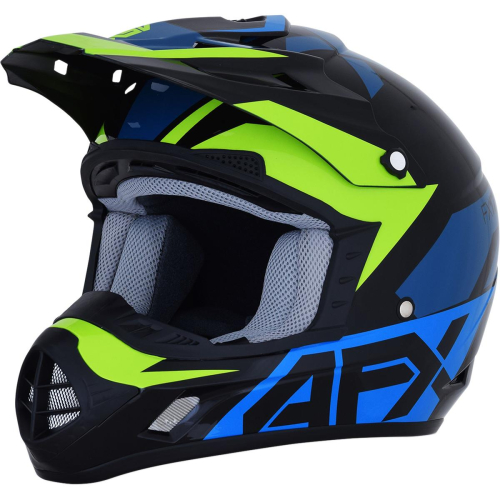 AFX - AFX FX-17 Graphics Helmet - 0110-6499 - Black/Lime - Small