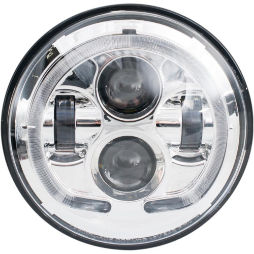 Rivco Products - Rivco Products 7in. LED Headlight - Chrome - LED-130
