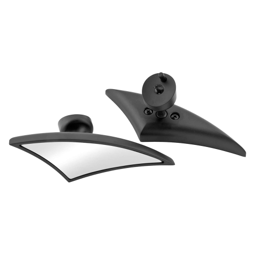 Bikers Choice - Bikers Choice Mirrors for Dresser Models - Spear - Black - 270697