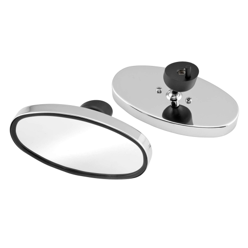 Bikers Choice - Bikers Choice Mirrors for Dresser Models - Oval - Chrome - 270690