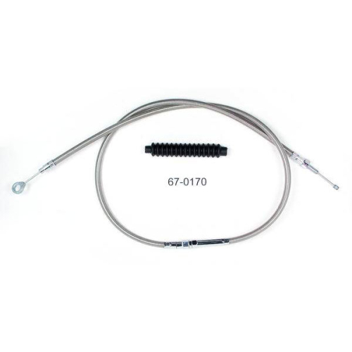 Motion Pro - Motion Pro Armor Coat Stainless Steel Longitudinally Wound Clutch Cable - 67-0170