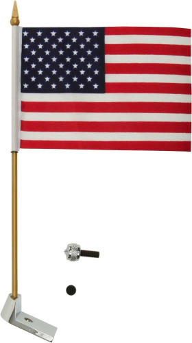 HardDrive - HardDrive USA Flag with Seat Screw Mount - 77-017