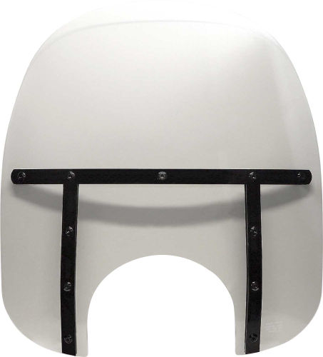 Memphis Shades - Memphis Shades Memphis Fats Windshield (9in. Cutout) - 17in. - Night Shades Clear - MEB3610