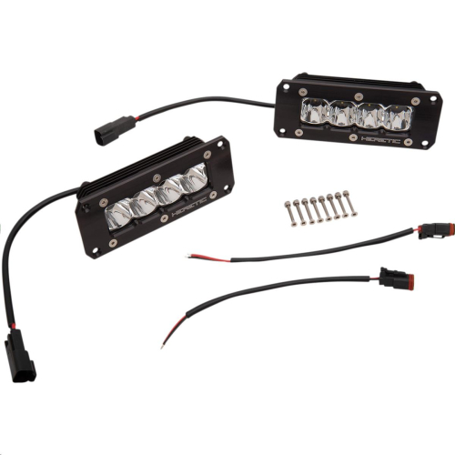 Heretic Studio - Heretic Studio 4in. 6-Series Spot Light - Black Flush Mount - LB-6SF04112