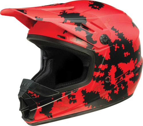 Z1R - Z1R Rise Digi Camo Youth Helmet - 0111-1461 - Matte Red - Medium