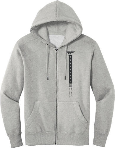 Fly Racing - Fly Racing Fly Podium Hoodie - 354-0175L - Gray Heather/Black - Large