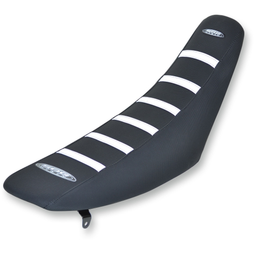 SDG - SDG 6-Rib Gripper Seat Covers - Black Cover/Black Sides w/White Ribs - 95947WK