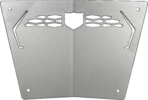 Pro Armor - Pro Armor Front Sport Skid Plate - Titanium Metallic - P187P363TM