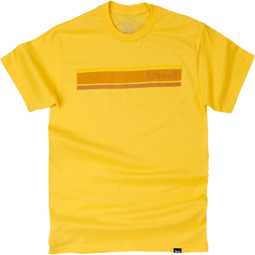 Biltwell Inc. - Biltwell Inc. Stripe T-Shirt - 8101-055-003 - Yellow - Medium
