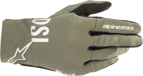Alpinestars - Alpinestars AS-DSL Shotaro Gloves - 3567421-608-M - Military Green - Medium