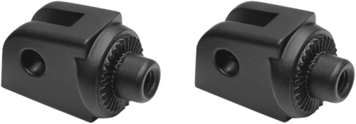 Kuryakyn - Kuryakyn Peg and Passenger Board Mount Adaptors for Indian - Front  - Black - 3289