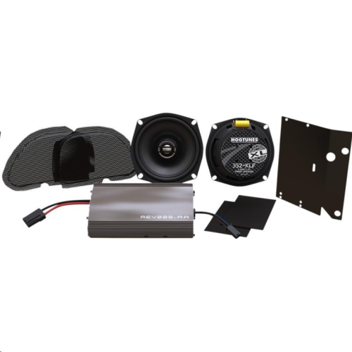 Hogtunes - Hogtunes 225-Watt XL Series Amp/Speaker Kit - 225 RG KIT-XL