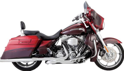 Vance & Hines - Vance & Hines Monster Rounds Catalytic Slip-On - Chrome - 16857