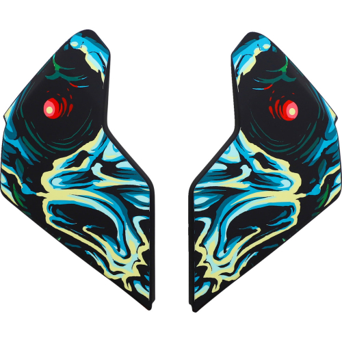 Icon - Icon Side Plates for Airflite Helmet - Mips Omnicrux Black - 0133-1408