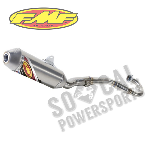 FMF Racing - FMF Racing Factory 4.1 Full System with PowerBomb Header - Titanium Muffler, Stainless Steel Midpipe and Endcap - 044433
