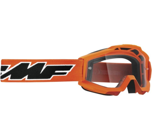 FMF Racing - FMF Racing PowerBomb Rocket Youth Goggles - F-50047-00003 - Rocket Orange / Clear Lens - OSFM