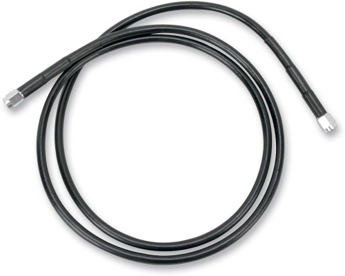 Drag Specialties - Drag Specialties Universal Black Vinyl-Coated Stainless Steel Brake Line - 58in. - 858-BLK