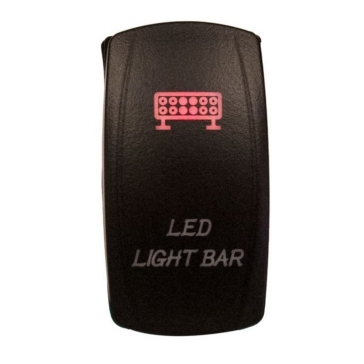 Dragonfire Racing - Dragonfire Racing LED Light Bar On/Off Switch - Red - 521384