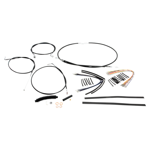 Magnum - Magnum Black Vinyl XR Handlebar Installation Kit for 12-14in. Ape - 489441