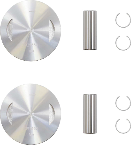 Drag Specialties - Drag Specialties Piston Kit (3.875in. Bore) - +0.020in. Bore, 9.4:1 Compression - 0911-0083