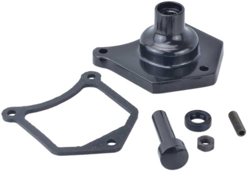 Drag Specialties - Drag Specialties Solenoid End Cover/Starter Button for 1.0, 2.0, 2.2 and 2.6kW Starters - Gloss Black - 2110-0992