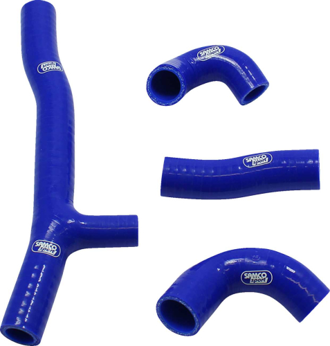 Moose Racing - Moose Racing OEM Fit Radiator Hose Kit - 4 Piece - Blue - KTM-113-BL