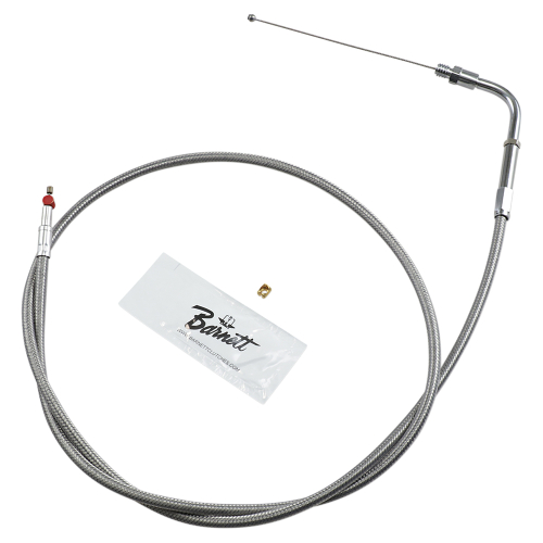 Barnett - Barnett Stainless Clear-Coated Throttle Cable (+6in.) - 102-30-30002-06