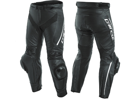 Dainese - Dainese Delta 3 Perforated Leather Pants - 201553706-948-62 - Black/White - 62