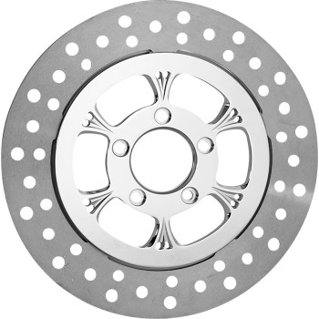RC Components - RC Components Majestic 11.8in. Floating Front Rotor - Chrome - COG117102CLF2K