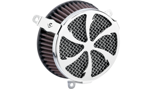 Cobra - Cobra Air Cleaner Kit - Swept - Chrome - 606-0100-01-SB