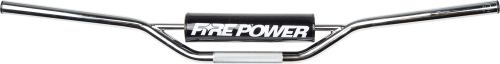 Fire Power - Fire Power Aluma-Steel Handlebar ATV F-Bend - Chrome - 802 W x 99H x 65R - 0605141221