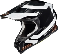Scorpion - Scorpion EXO VX-16 Format Helmet - 16-1135 - Black/White/Gold - Large