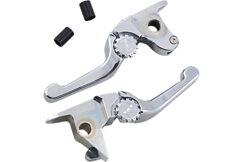 Powerstands Racing - Powerstands Racing Anthem Shorty Lever Set - Chrome - 12-01664-20