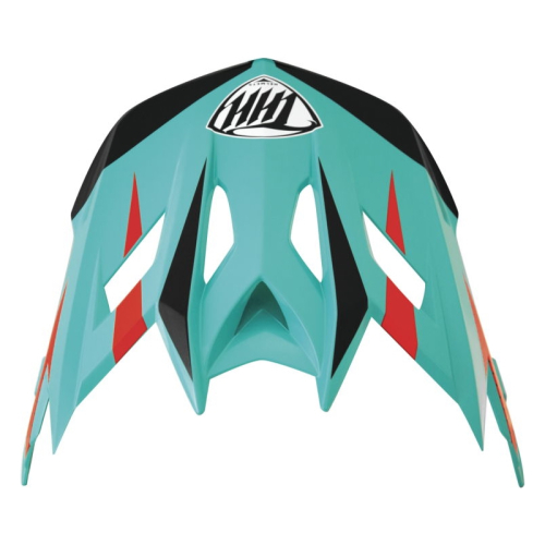 THH Helmets - THH Helmets Visor for T-42 Helmets - Blue/Orange - 644074