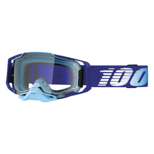 100% - 100% Armega Royal Essential Goggles - 50004-00004 - Royal Essential/Blue/White / Clear Lens - OSFM