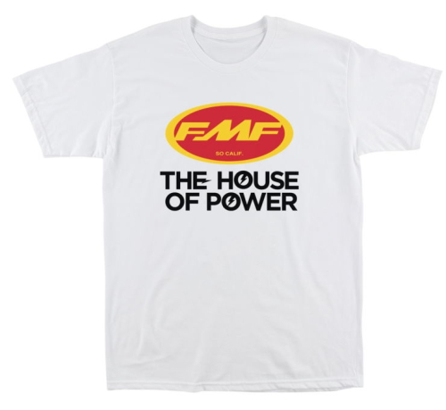 FMF Racing - FMF Racing Hop T-Shirt - SP22118916-WHT-MD - White - Medium