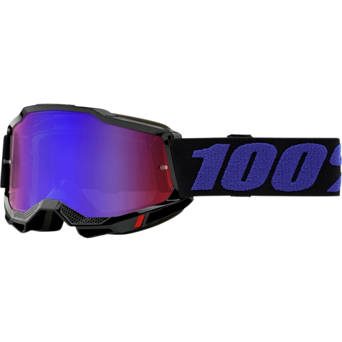 100% - 100% Accuri 2 Moore Goggles - 50221-254-01 - Moore/Black/Purple / Red/Blue Mirror Lens - OSFM