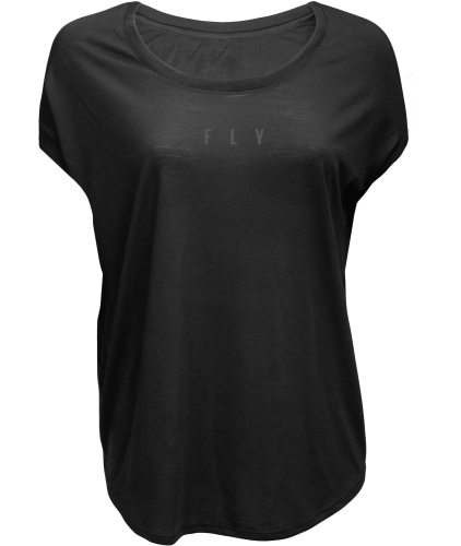 Fly Racing - Fly Racing Breezy Womens T-Shirt - 356-0040M - Black - Medium