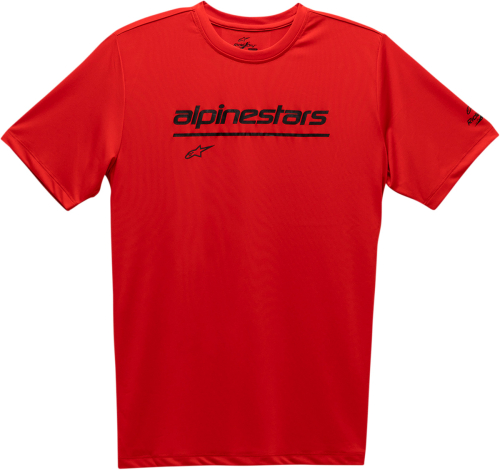 Alpinestars - Alpinestars Tech Line Up Performance T-Shirt - 12117380030M - Red - Medium